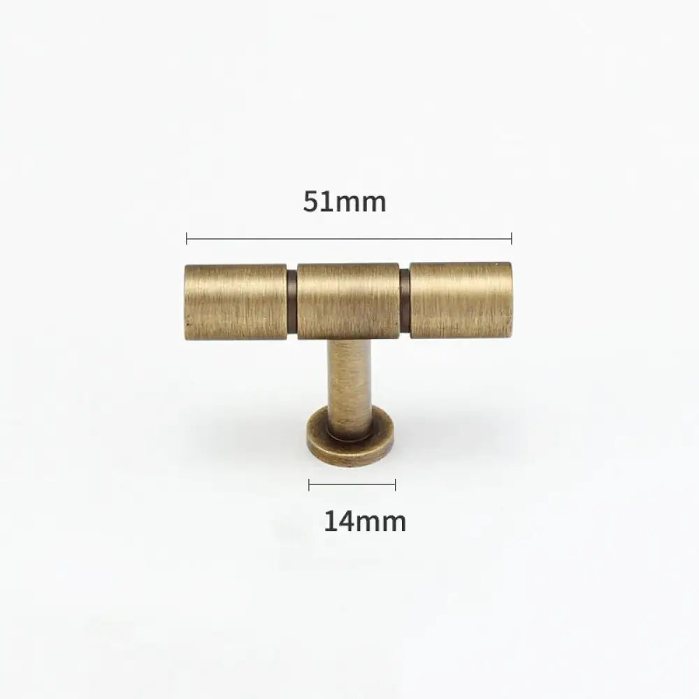 Gold and Bronze Brass Wardrobe Handles – Vintage Cabinet Drawer Pulls and Bar Handles bronze 51mm Handles