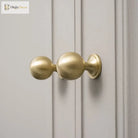 Gold Brass Cabinet Handles – Furniture Bar Pulls and Wardrobe Knobs for Kitchen Doors Handles