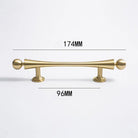 Gold Brass Cabinet Handles – Furniture Bar Pulls and Wardrobe Knobs for Kitchen Doors TS2011-174 Handles