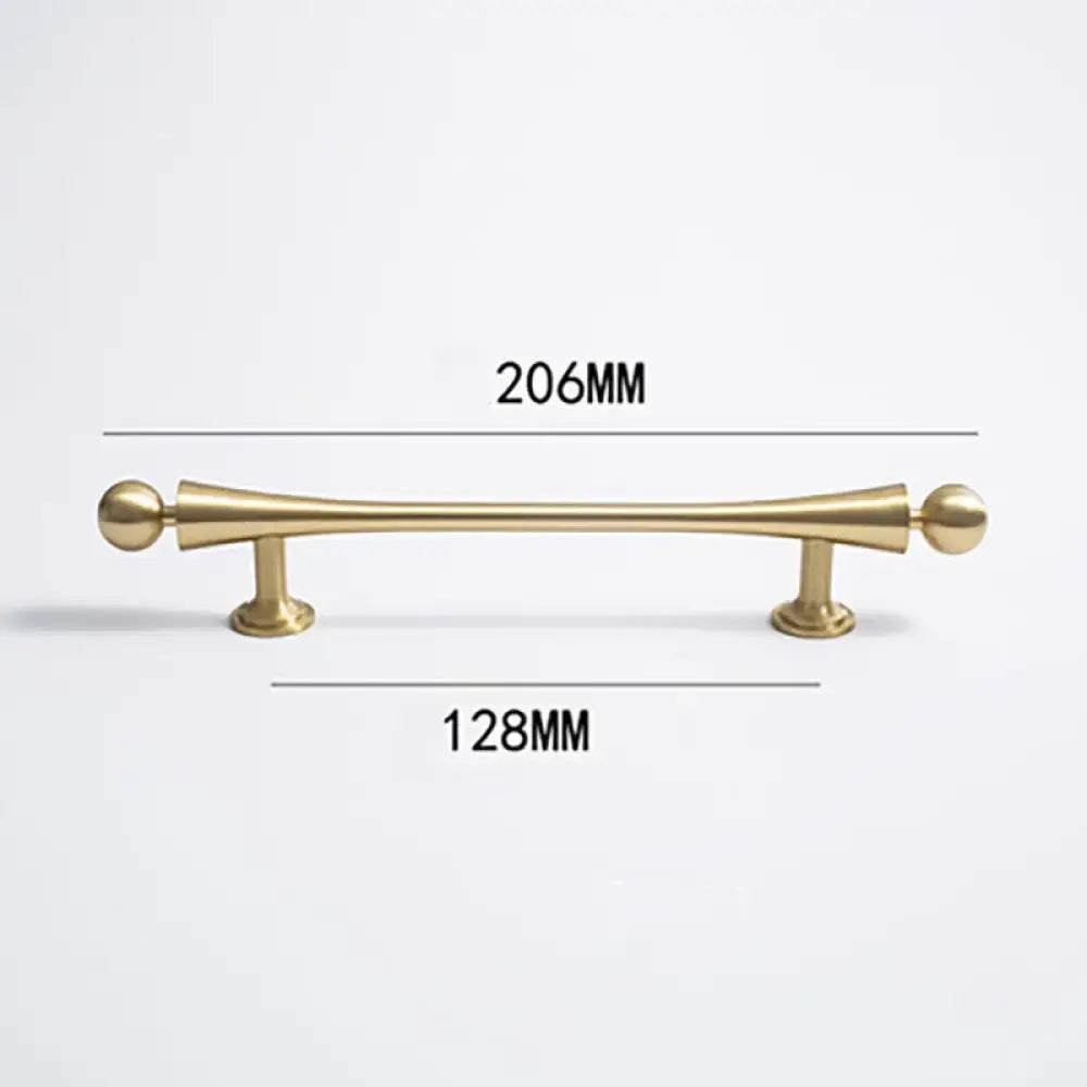Gold Brass Cabinet Handles – Furniture Bar Pulls and Wardrobe Knobs for Kitchen Doors TS2011-206 Handles