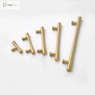 Gold Brass Dresser Handles – Modern Cabinet Pulls and Drawer Knobs for Kitchen and Furniture Handles