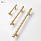 Gold Brass Dresser Handles – Modern Cabinet Pulls and Drawer Knobs for Kitchen and Furniture Handles