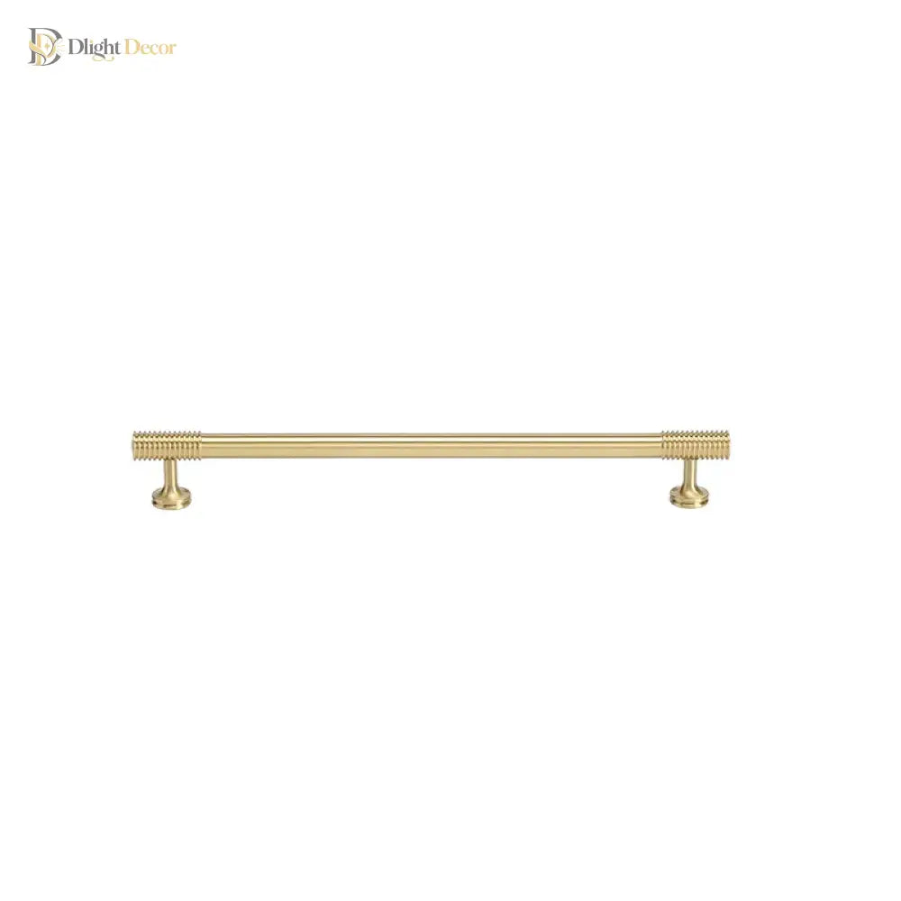Gold Chrome Polished Gold Spiral Deco Furniture Handles – Modern Kitchen Cabinet and Wardrobe Pulls Handles
