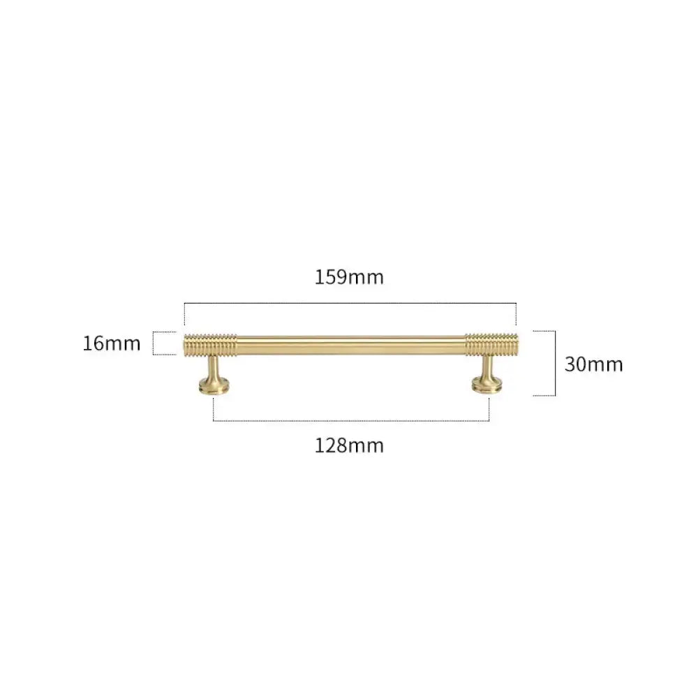 Gold Chrome Polished Gold Spiral Deco Furniture Handles – Modern Kitchen Cabinet and Wardrobe Pulls 9020-B159 Handles