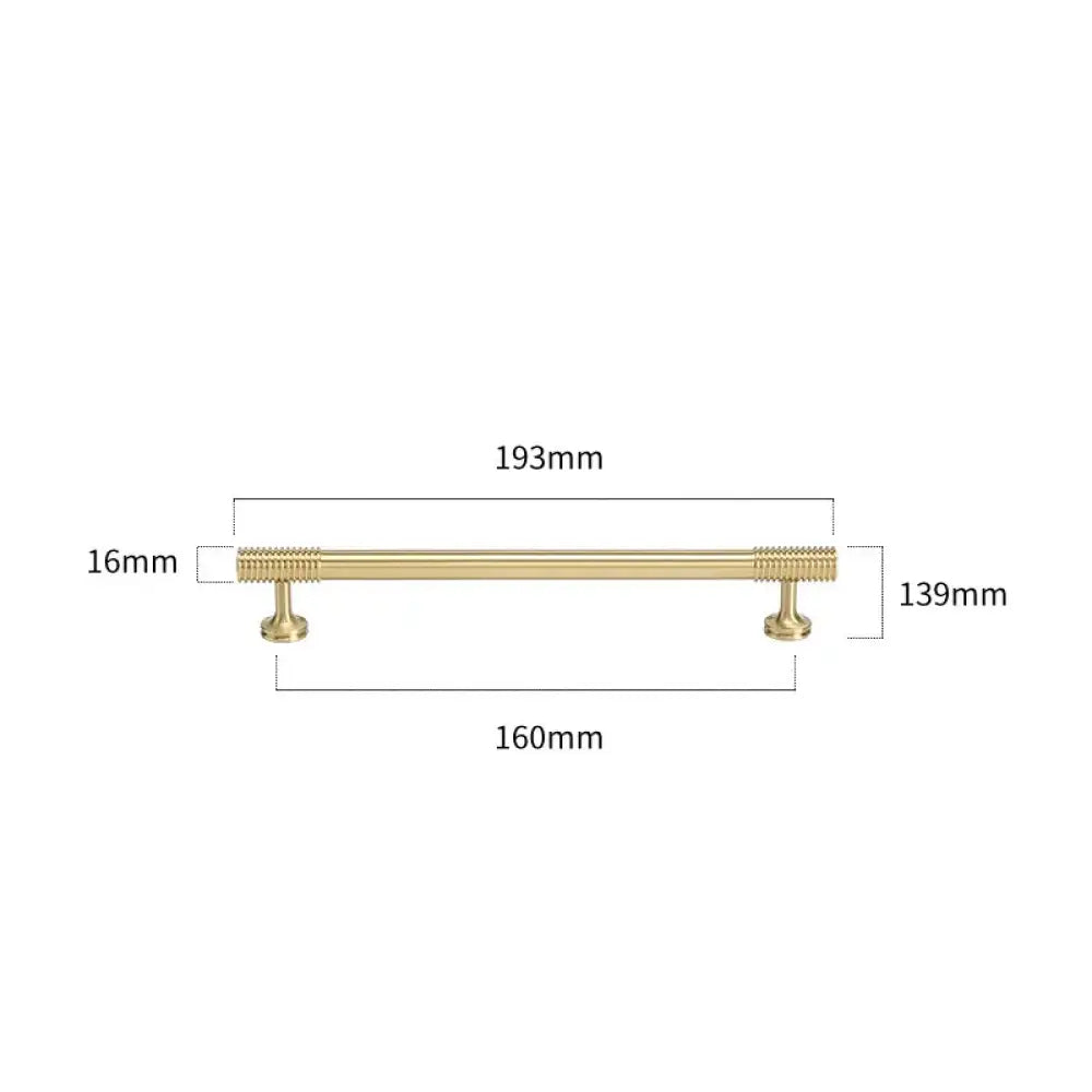 Gold Chrome Polished Gold Spiral Deco Furniture Handles – Modern Kitchen Cabinet and Wardrobe Pulls 9020-B193 Handles