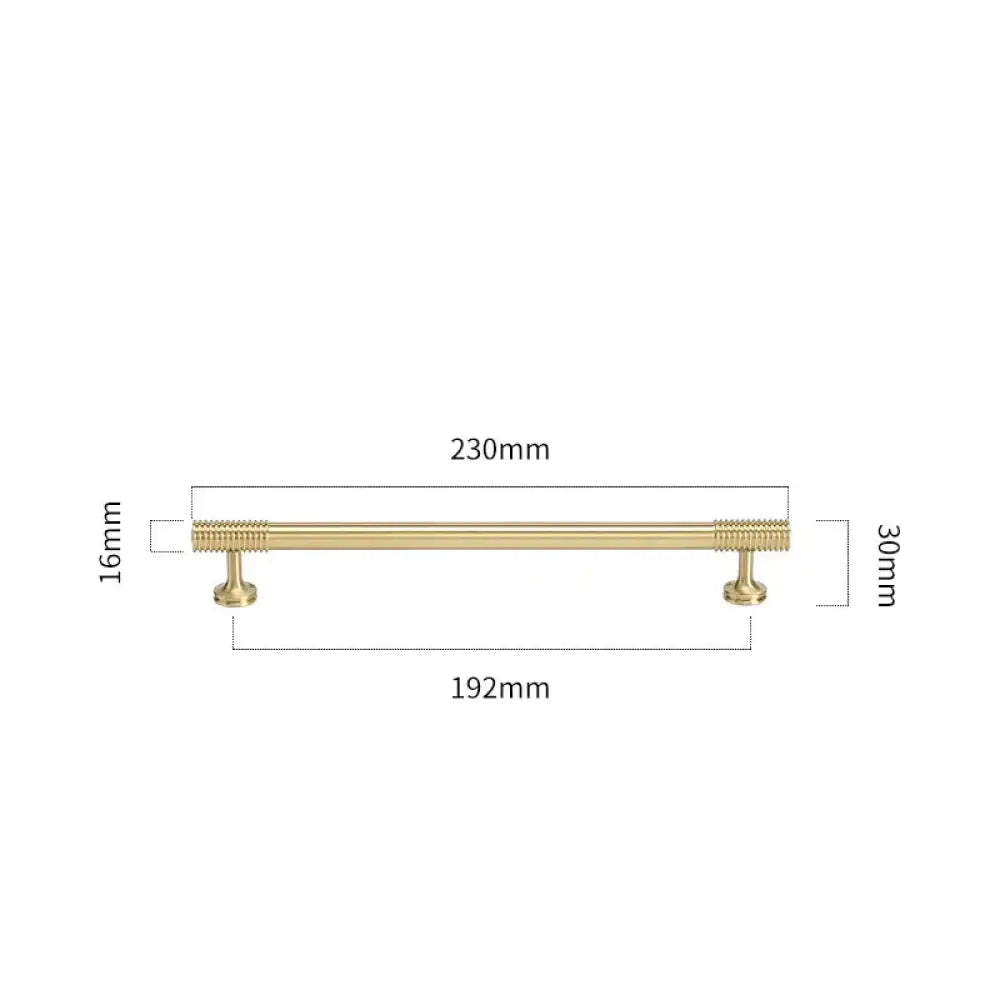 Gold Chrome Polished Gold Spiral Deco Furniture Handles – Modern Kitchen Cabinet and Wardrobe Pulls 9020-B230 Handles