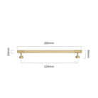 Gold Chrome Polished Gold Spiral Deco Furniture Handles – Modern Kitchen Cabinet and Wardrobe Pulls 9020-B266 Handles