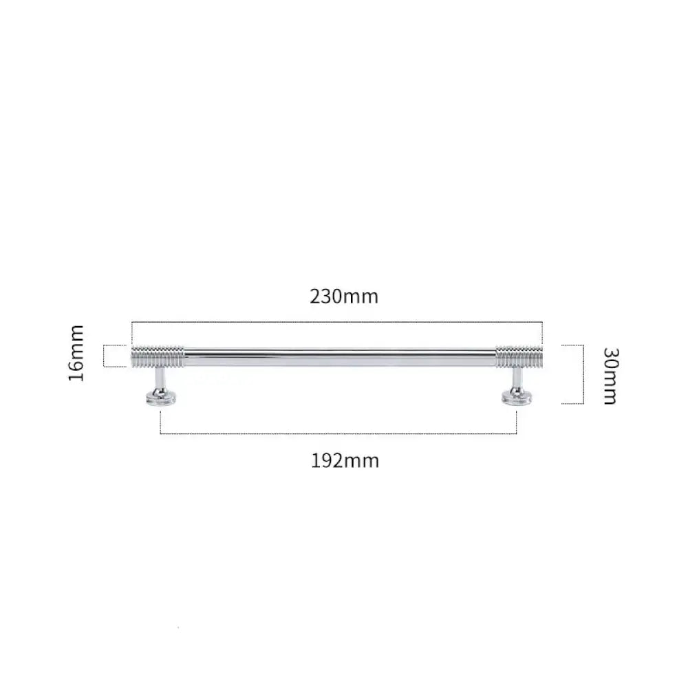 Gold Chrome Polished Gold Spiral Deco Furniture Handles – Modern Kitchen Cabinet and Wardrobe Pulls 9020-C230 Handles