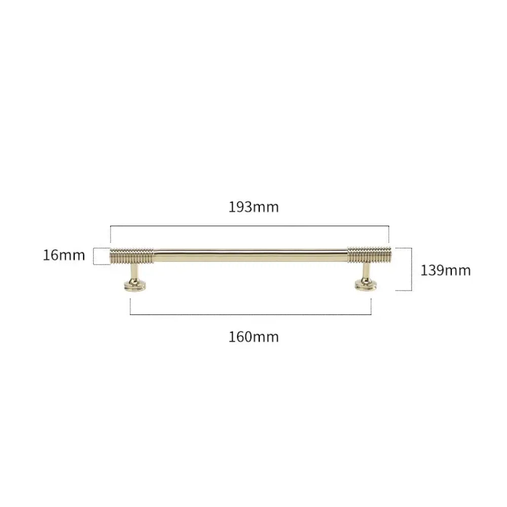 Gold Chrome Polished Gold Spiral Deco Furniture Handles – Modern Kitchen Cabinet and Wardrobe Pulls 9020-PG193 Handles