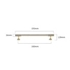 Gold Chrome Polished Gold Spiral Deco Furniture Handles – Modern Kitchen Cabinet and Wardrobe Pulls 9020-PG193 Handles