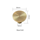 Gold Chrome Polished Gold Spiral Deco Furniture Handles – Modern Kitchen Cabinet and Wardrobe Pulls BB knob Handles