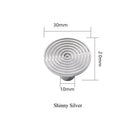 Gold Chrome Polished Gold Spiral Deco Furniture Handles – Modern Kitchen Cabinet and Wardrobe Pulls CH knob Handles