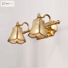 European - Style Mirror Cabinet Light 52Cm E14 - Elegant Bedroom And Bathroom Lamp With Golden