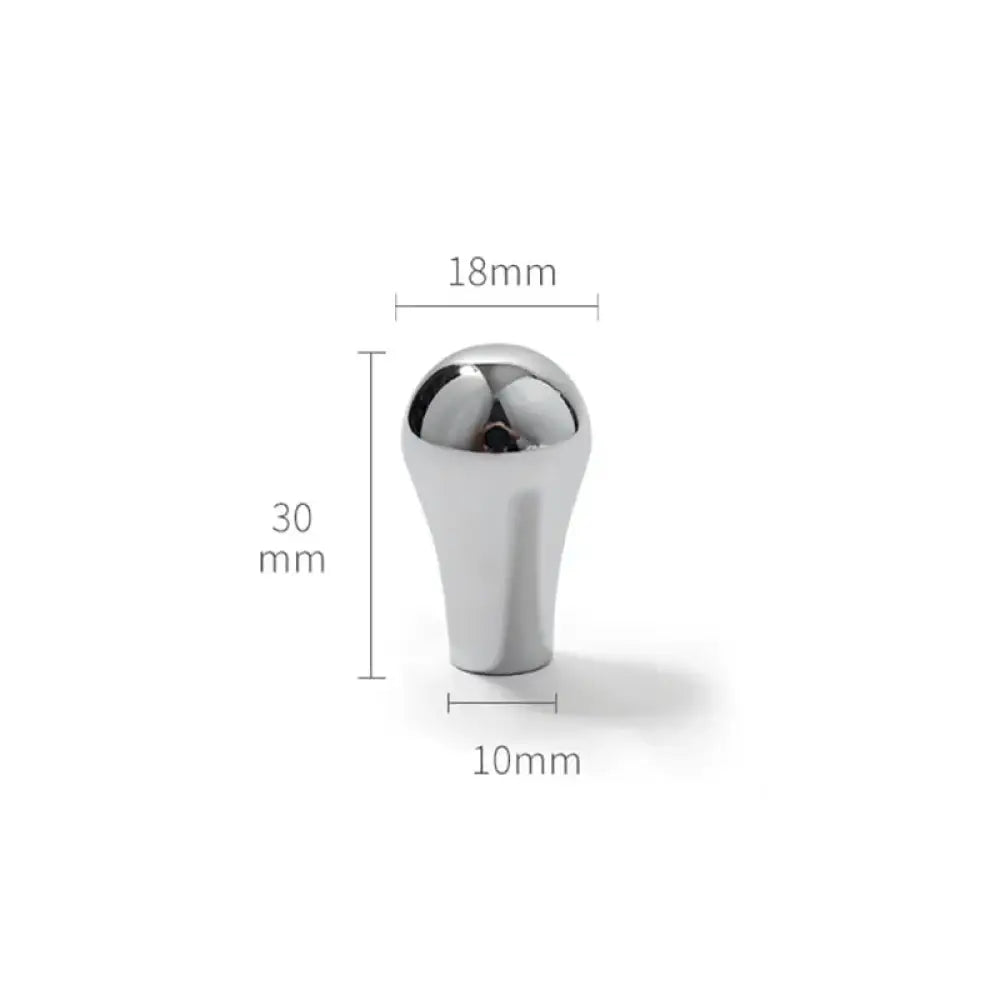 Gold PVD Chrome Brass Cabinet Knobs – Modern Single Hole Wardrobe and Drawer Pulls Chrome knob
