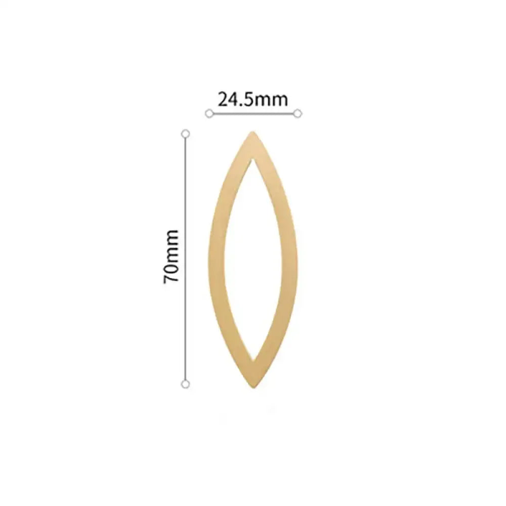 Golden Brass Door Numbers – Custom Decorative Wall Figures for Villas Hotels and Dormitories (5cm/7cm) 7cm