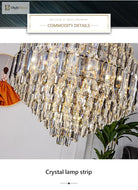 Golden Amber Grand Crystal Chandelier – product view 5