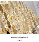 Golden Amber Grand Crystal Chandelier – product view 6