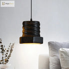 Grace’s 1 - Light Ceramic Pendant Lamp - Contemporary Black Hanging Light For Dining Room Lighting