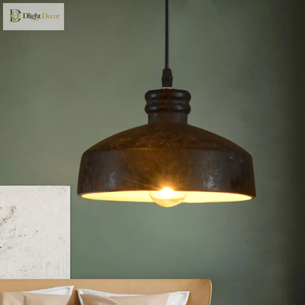 Grace’s 1 - Light Ceramic Pendant Lamp - Contemporary Black Hanging Light For Dining Room Lighting