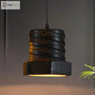 Grace’s 1 - Light Ceramic Pendant Lamp - Contemporary Black Hanging Light For Dining Room Lighting
