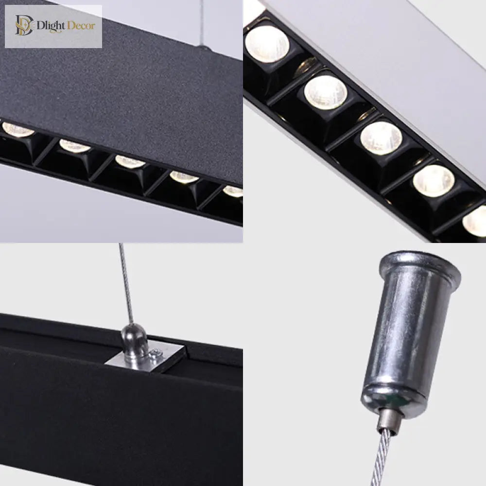 Grace Modern Bar Pendant - Sleek Led Light For Offices And Homes