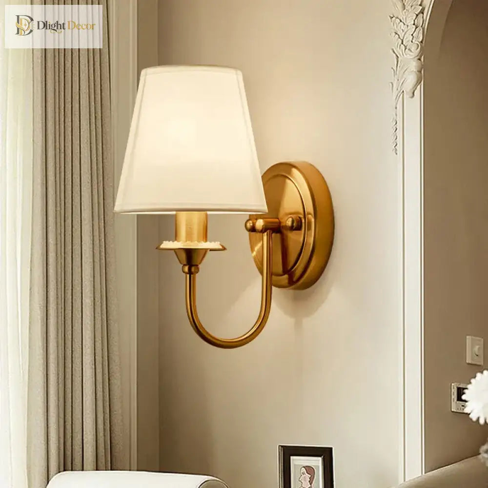 Grace - Vintage Lamp American Rural Retro Decoration Lamps And Bedroom E14 Bulb Corridor Of The