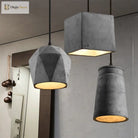 Natalia Modern Grey Horn Pendant Light