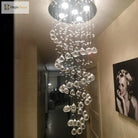 Haisley Modern Crystal Chandelier - Flush Mount Ceiling Light With 5 Lights