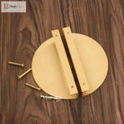 Half-Round Brass Wardrobe Handles – Modern Gold Black and Silver Cabinet Pull Knobs (100mm/120mm/150mm) knob
