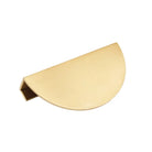 Half-Round Solid Brass Cabinet Pull – European Drawer and Wardrobe Pull for Furniture 140mm length Door Pull