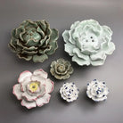 Handmade Ceramic Flower Knobs – Creative Cabinet and Drawer Knobs for Furniture Accessories Knobs