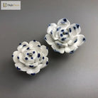 Handmade Ceramic Flower Knobs – Creative Cabinet and Drawer Knobs for Furniture Accessories Knobs