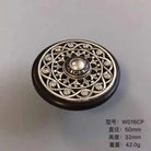 Handmade Wood and Alloy Cabinet Handles – Artistic Drawer and Furniture Knobs for Home Decor W016CP Knobs
