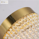 Hannah - Gold Chrome Crystal Wall Lamp Bedroom Light Modern Creative Design Scones Luxury Home