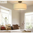 Chic American Country Fabric Led Ceiling Lights - Versatile Lighting For Modern Interiors Ceiling