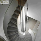 Harper’s Black Stair Long Led Chandelier - A Modern Masterpiece For Elegance And Sophistication