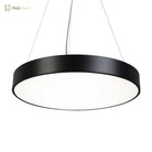 Hayden Modern Black Round Plate Pendant Lamp: A Touch Of Sophistication With Led Light