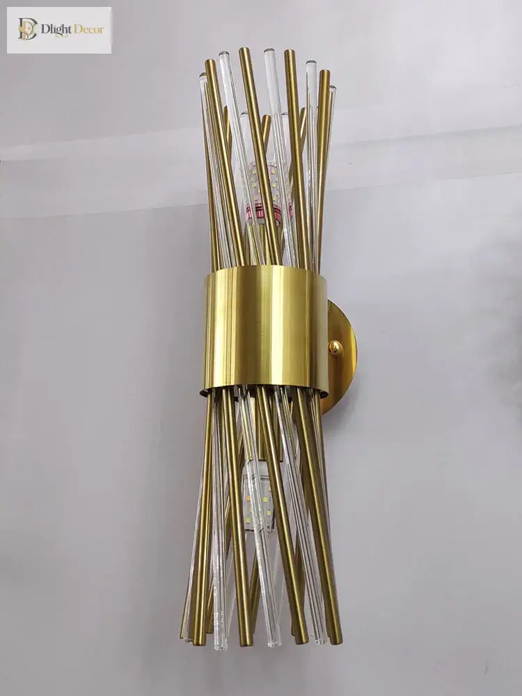 Hazel’s Luxury Gold Led Wall Lamp - Elegant Lighting For Your Foyer And Dining Room Wall Lamp