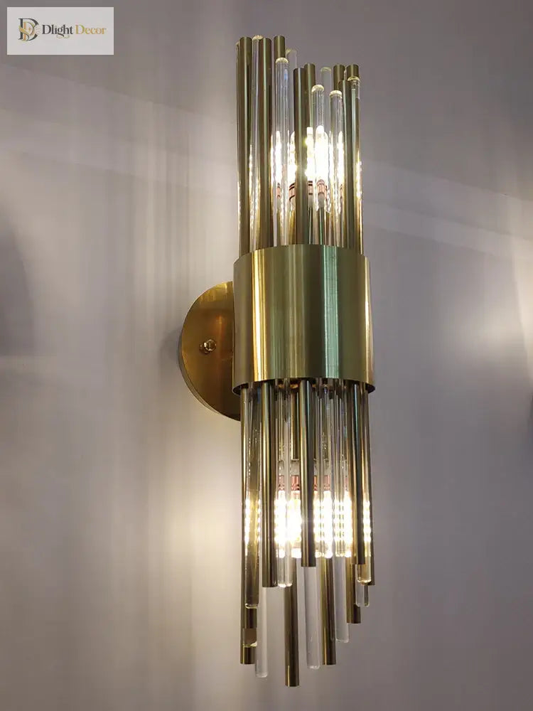 Hazel’s Luxury Gold Led Wall Lamp - Elegant Lighting For Your Foyer And Dining Room Wall Lamp