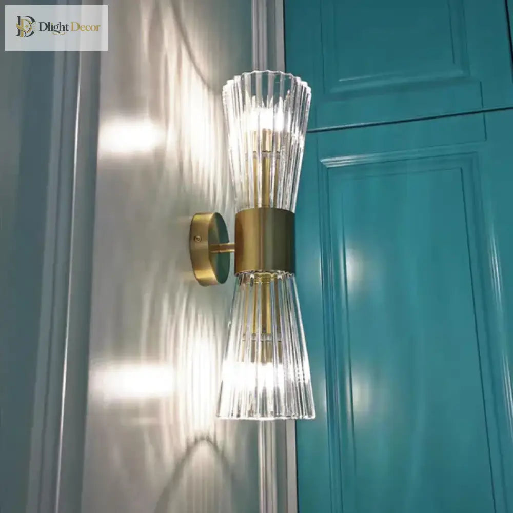 Hazel’s Luxury Gold Led Wall Lamp - Elegant Lighting For Your Foyer And Dining Room Wall Lamp