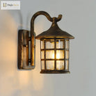 Retro Outdoor Waterproof Wall Light - American Style For Corridors Balconies And Gardens Modern