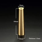 High Brass Cabinet Leg Covers – Gold Chair Cups and Table Feet Protectors for Furniture D26 C18 H100 Cabinet Legs