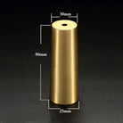 High Brass Cabinet Leg Covers – Gold Chair Cups and Table Feet Protectors for Furniture D30 C25 H80 Cabinet Legs
