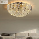 High - End Crystal Ceiling Lamp - Latest Light Luxury Design For Dining Rooms An Exquisite Main