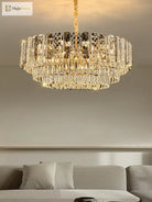 High - End Crystal Ceiling Lamp - Latest Light Luxury Design For Dining Rooms An Exquisite Main