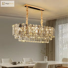 High - End Crystal Ceiling Lamp - Latest Light Luxury Design For Dining Rooms An Exquisite Main