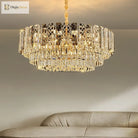 High - End Crystal Ceiling Lamp - Latest Light Luxury Design For Dining Rooms An Exquisite Main