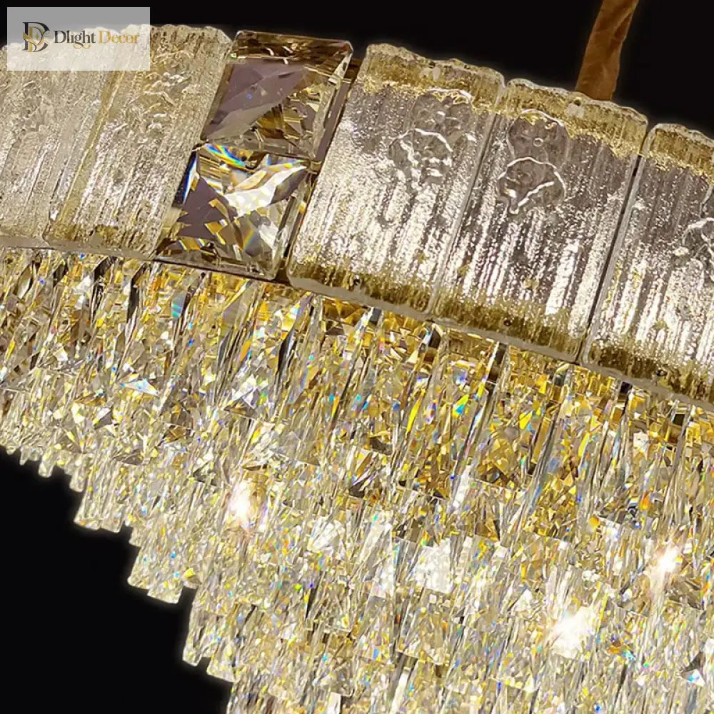 High - End Crystal Chandelier - Elegance And Artistry For Villa Living Spaces Chandelier