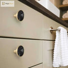 High-Grade Shell Single Hole Cabinet Handles - Creative Gold Drawer Knobs and Multipurpose Wall Hooks Knobs