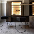High - End Imitated Marble Led Chandelier - Luxury Art Decor Lighting For Dining Rooms Exhibition